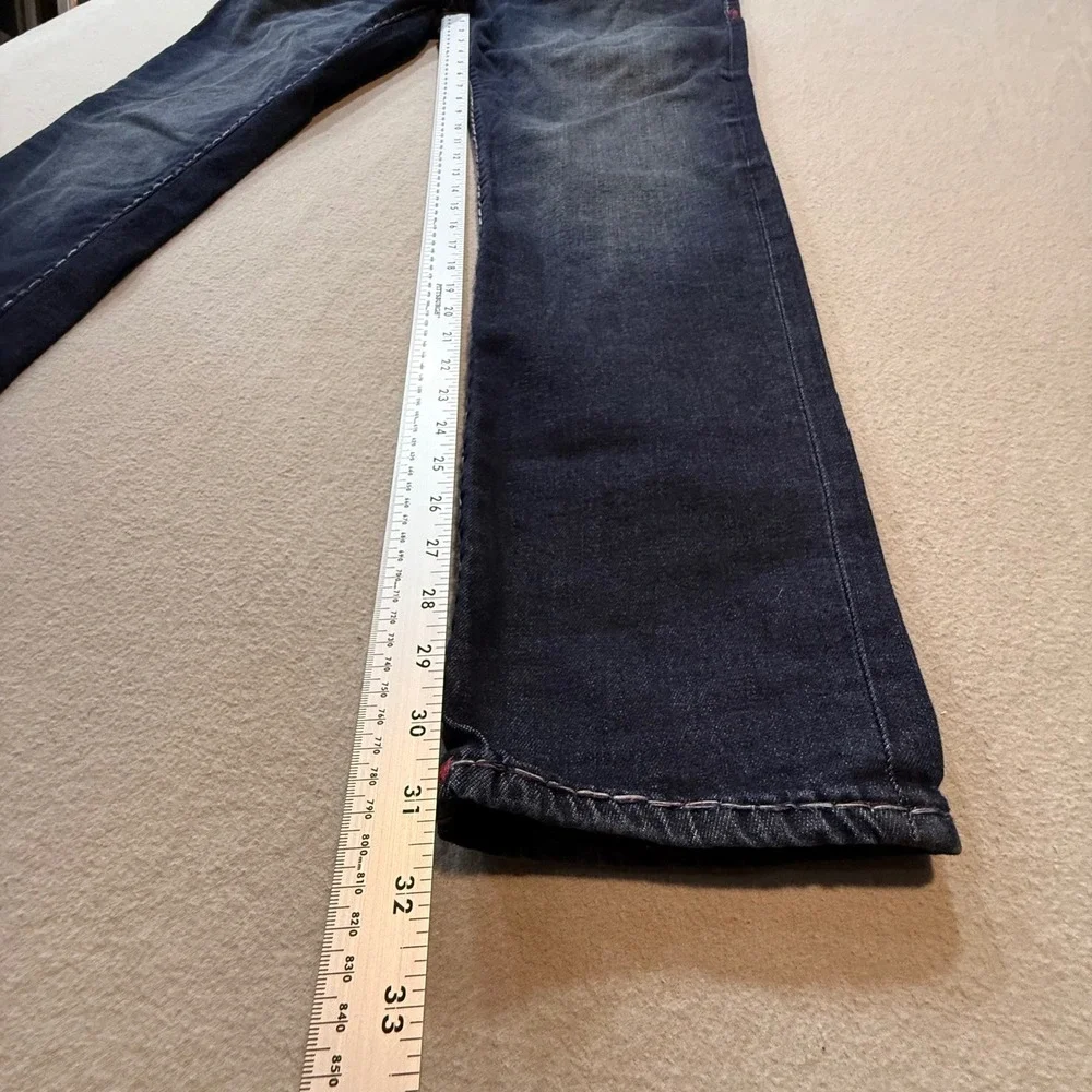 True Religion Rocco Y2K Streetwear Relaxed Skinny‎ Designer Denim Jeans Men 38